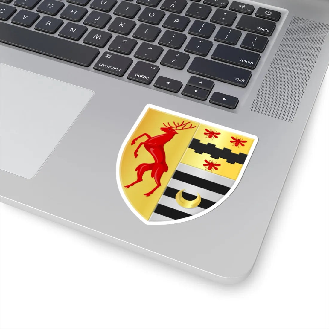 Oupeye wapen (Belgium) (Coat of Arms) STICKER Vinyl Kiss-Cut Decal - The Sticker Space