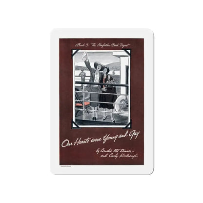 Our Hearts were Young and Gay, Cosmopolitan, August 1942 (Magazine Illustration) Refrigerator Magnet - The Sticker Space