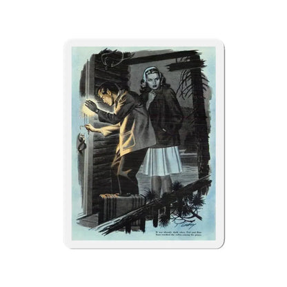 Our Moment is Swift (Pt. 3 of 3), Cosmopolitan, July 1944 (Magazine Illustration) Refrigerator Magnet - The Sticker Space