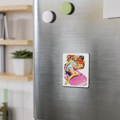 Our Moment is Swift (Pt. 1 of 3), Cosmopolitan, May 1944 (Magazine Illustration) Refrigerator Magnet-The Sticker Space