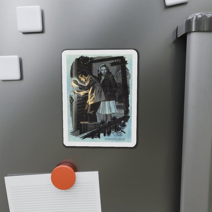 Our Moment is Swift (Pt. 3 of 3), Cosmopolitan, July 1944 (Magazine Illustration) Refrigerator Magnet-The Sticker Space