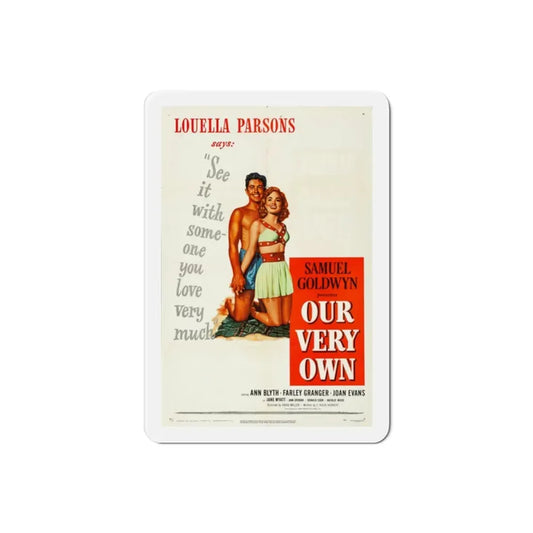 Our Very Own 1950 Movie Poster Refrigerator Magnet 2 Inch - The Sticker Space