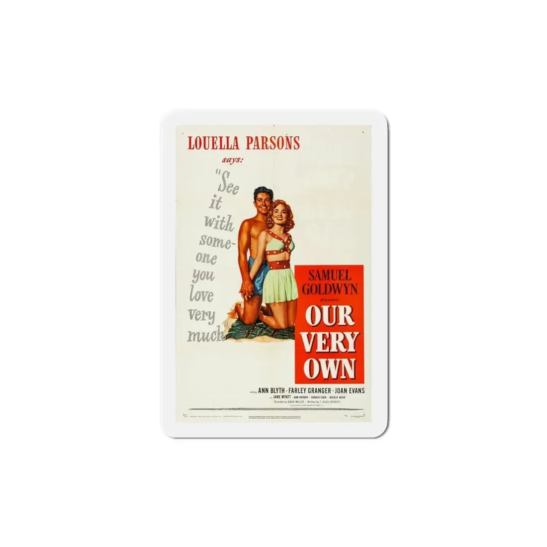 Our Very Own 1950 Movie Poster Refrigerator Magnet 6 Inch - The Sticker Space