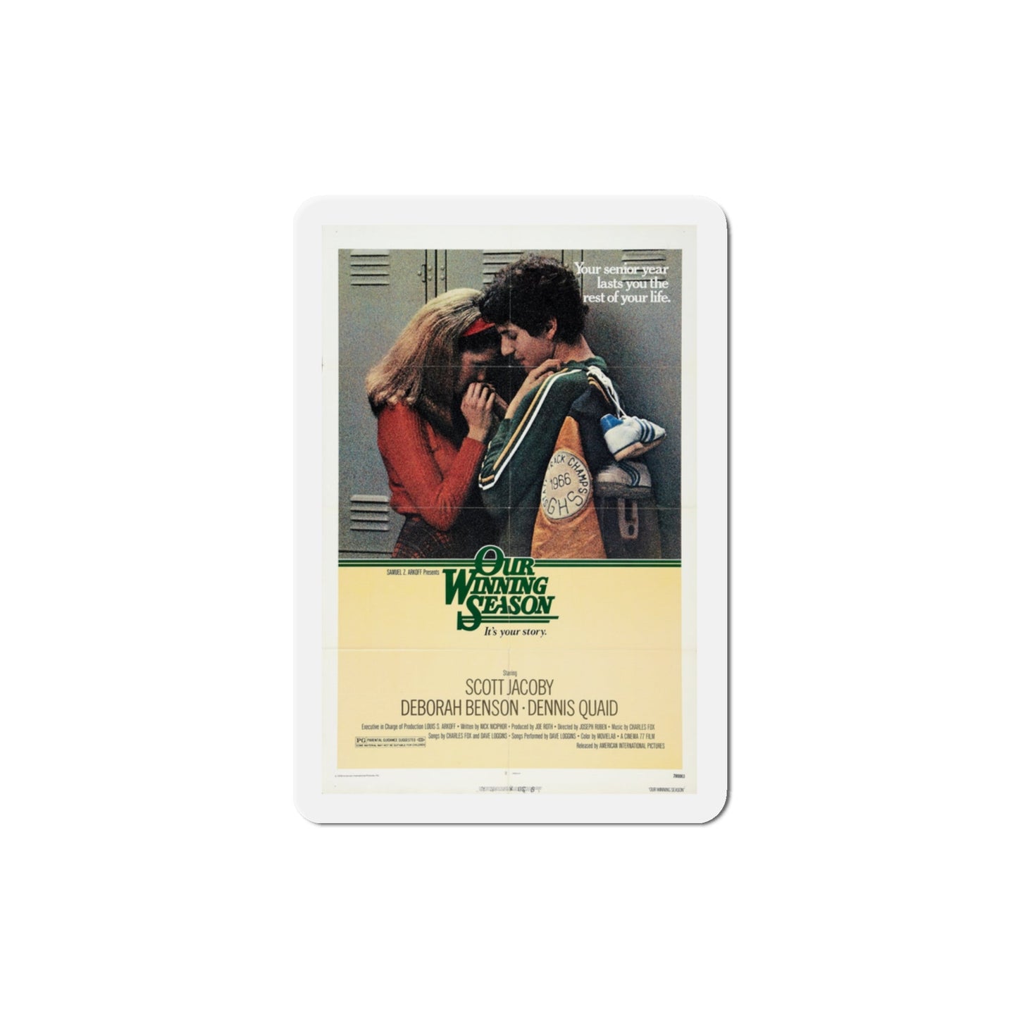 Our Winning Season 1978 Movie Poster Die-Cut Magnet-3 Inch-The Sticker Space