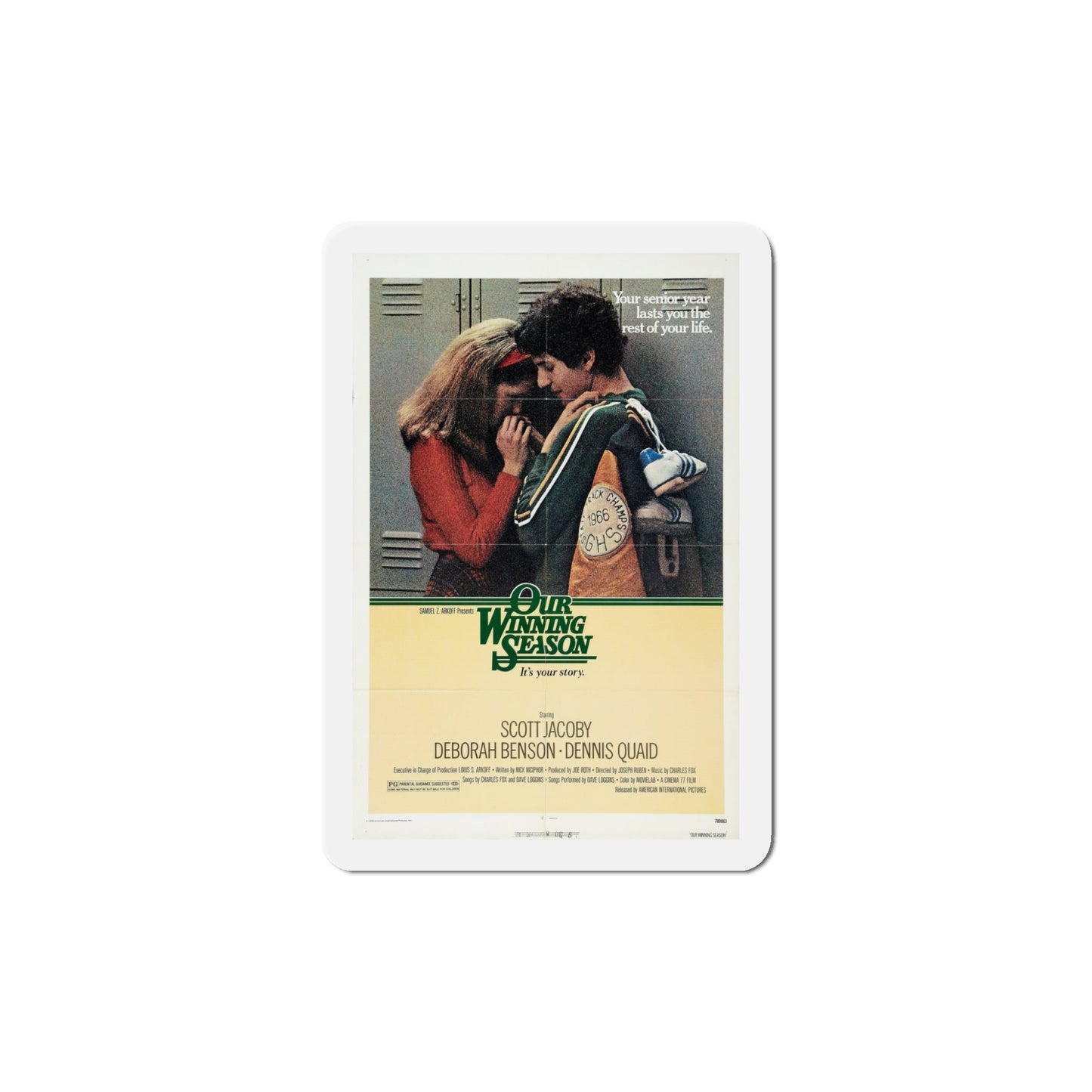 Our Winning Season 1978 Movie Poster Die-Cut Magnet-5 Inch-The Sticker Space