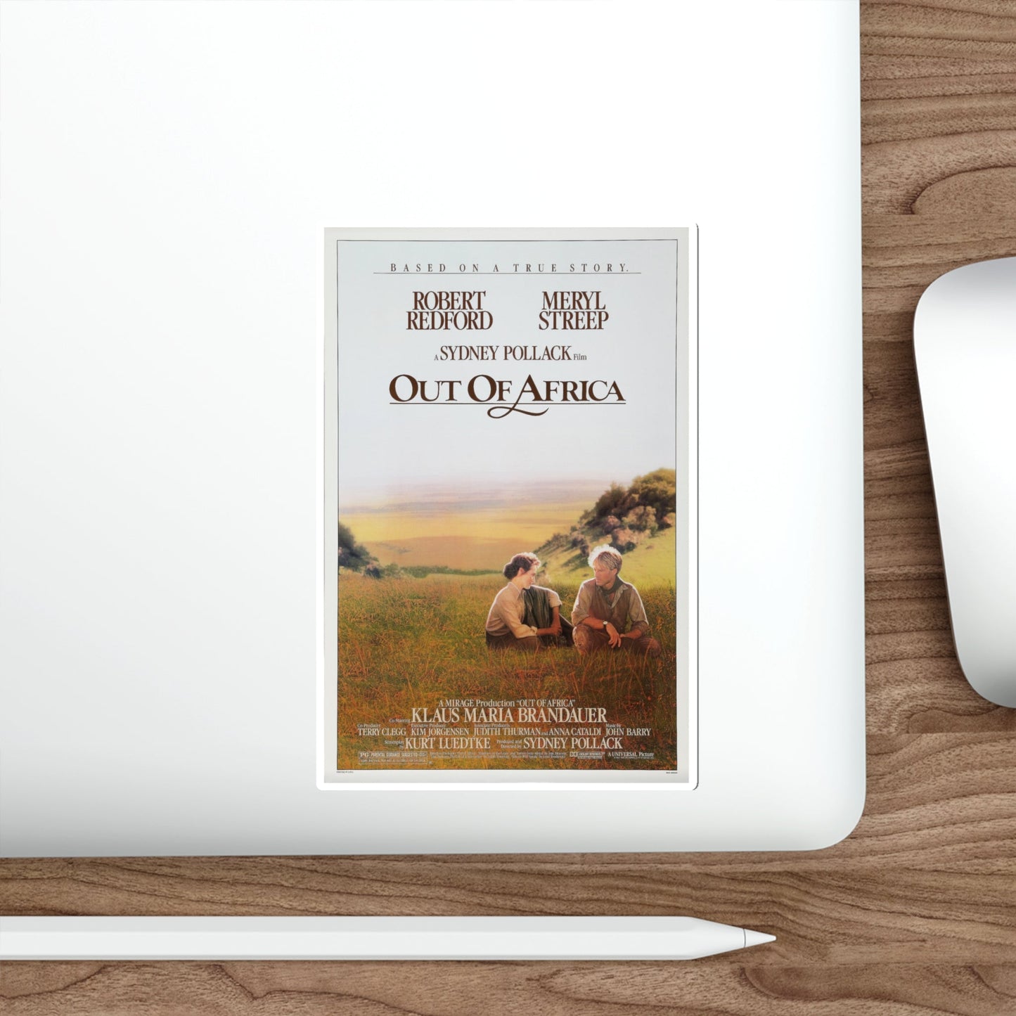 Out of Africa 1985 Movie Poster STICKER Vinyl Die-Cut Decal-The Sticker Space