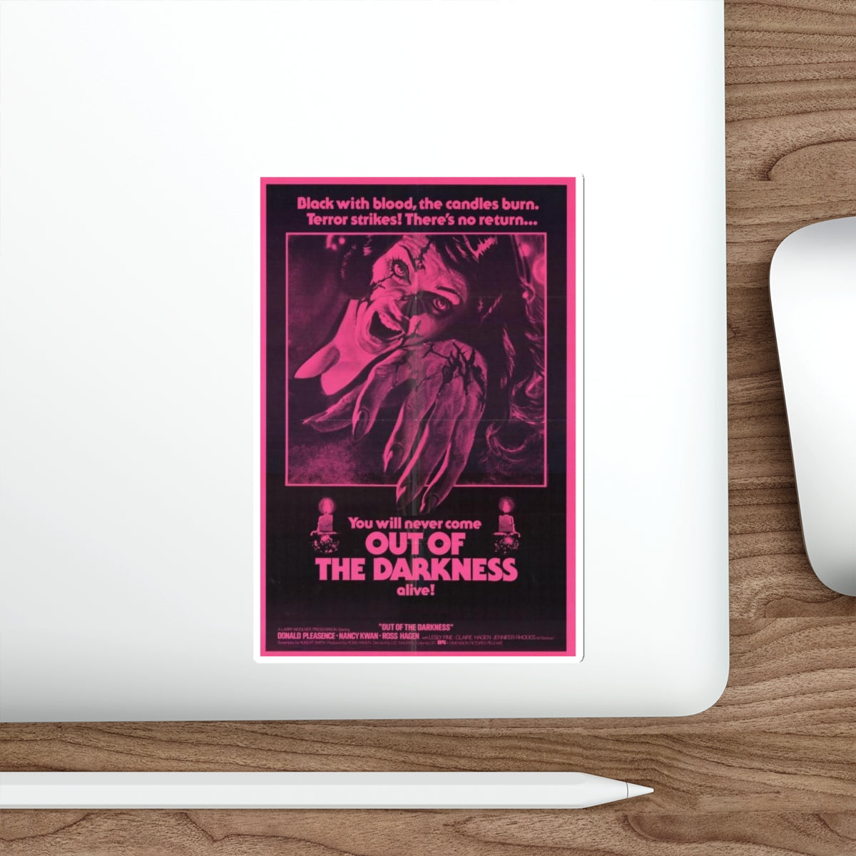 OUT OF THE DARKNESS 1985 Movie Poster STICKER Vinyl Die-Cut Decal-The Sticker Space