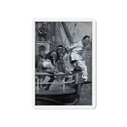 Out of the East, The Wide World, April 1913 (Magazine Illustration) Refrigerator Magnet 4 Inch - The Sticker Space
