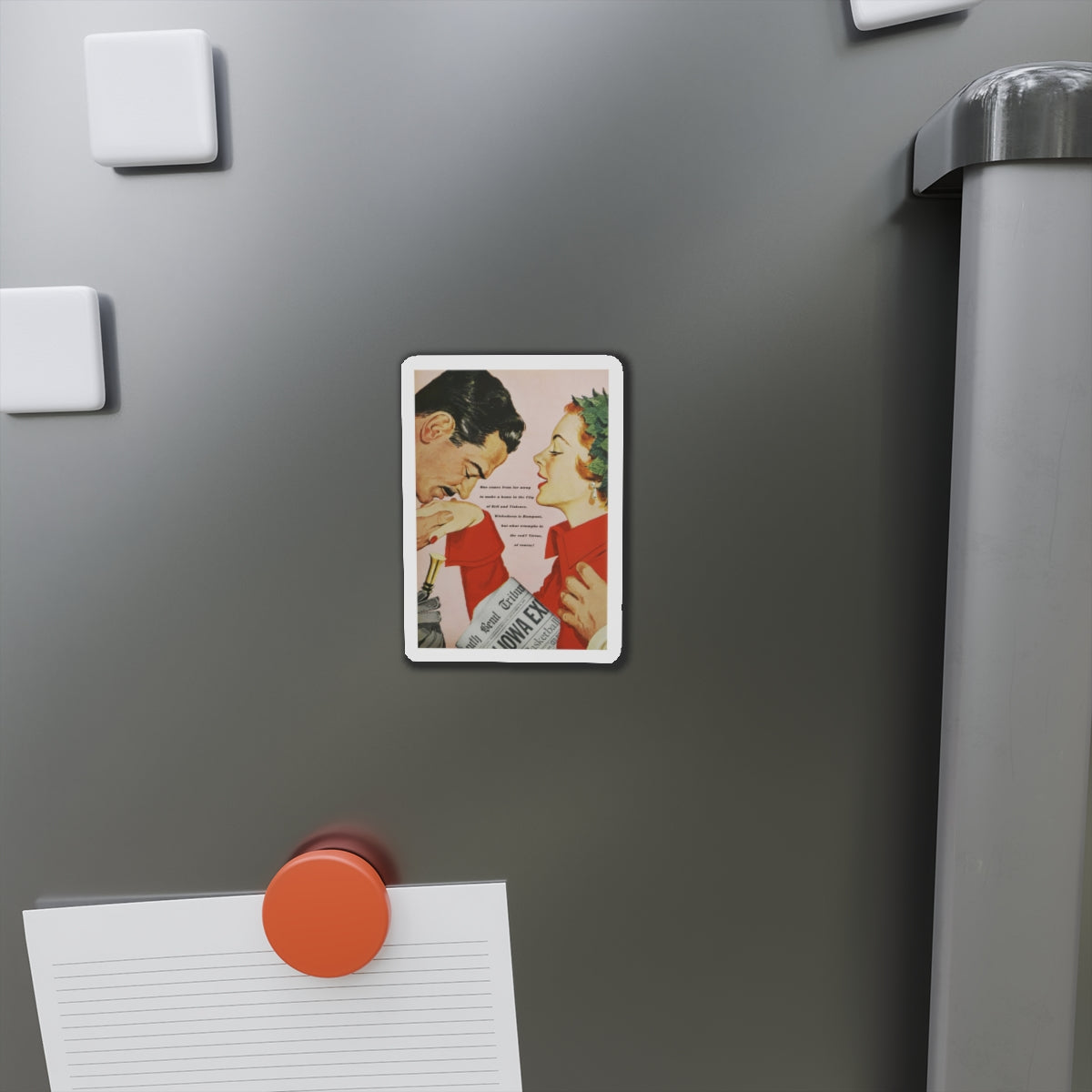 Out of Town, Good Housekeeping, April 1950 (Magazine Illustration) Refrigerator Magnet-The Sticker Space