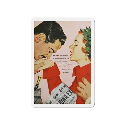 Out of Town, Good Housekeeping, April 1950 (Magazine Illustration) Refrigerator Magnet-4" x 4"-The Sticker Space