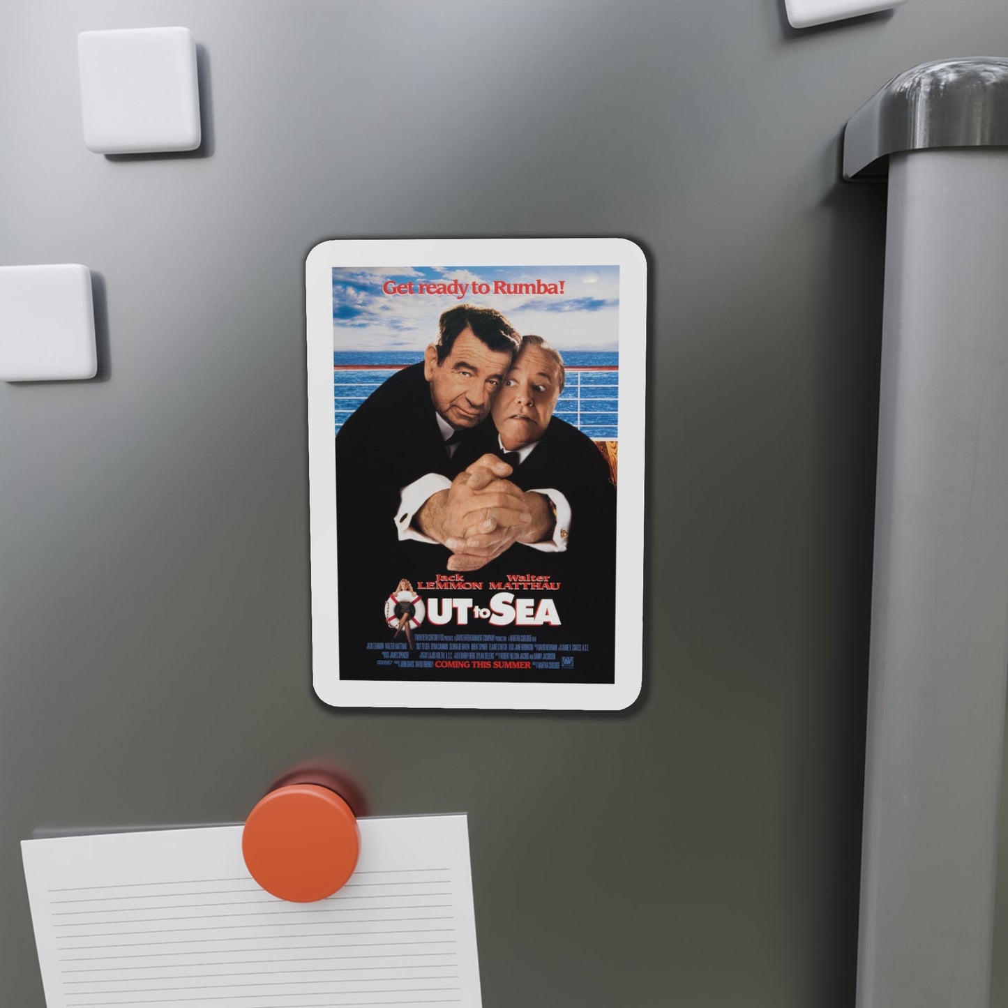 Out To Sea 1997 Movie Poster Die-Cut Magnet-The Sticker Space