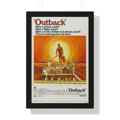 OUTBACK (WAKE IN FRIGHT) 1971 - Framed Movie Poster-16″ x 24″-The Sticker Space