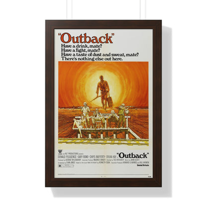 OUTBACK (WAKE IN FRIGHT) 1971 - Framed Movie Poster-16″ x 24″-The Sticker Space