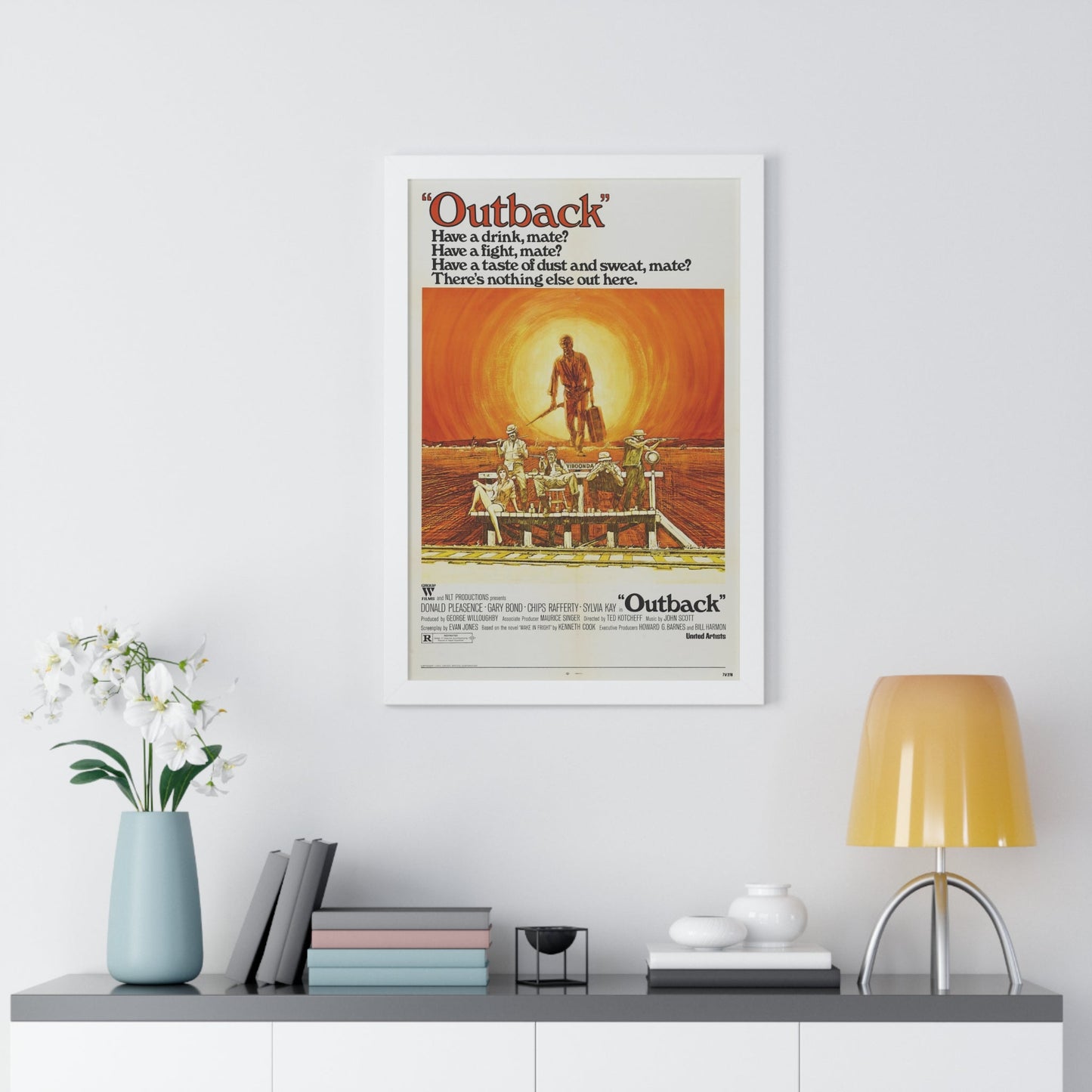 OUTBACK (WAKE IN FRIGHT) 1971 - Framed Movie Poster-The Sticker Space