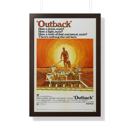 OUTBACK (WAKE IN FRIGHT) 1971 - Framed Movie Poster-20" x 30"-The Sticker Space