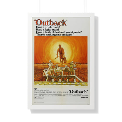 OUTBACK (WAKE IN FRIGHT) 1971 - Framed Movie Poster-20" x 30"-The Sticker Space