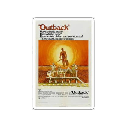 OUTBACK (WAKE IN FRIGHT) 1971 Movie Poster STICKER Vinyl Die-Cut Decal 3 Inch - The Sticker Space