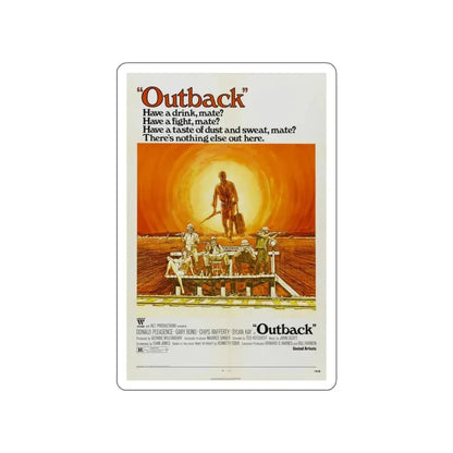 OUTBACK (WAKE IN FRIGHT) 1971 Movie Poster STICKER Vinyl Die-Cut Decal 5 Inch - The Sticker Space