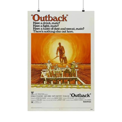 OUTBACK (WAKE IN FRIGHT) 1971 - Paper Movie Poster 20″ x 30″ Matte - The Sticker Space