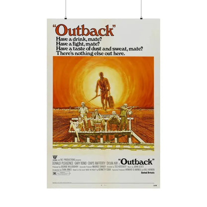 OUTBACK (WAKE IN FRIGHT) 1971 - Paper Movie Poster - The Sticker Space
