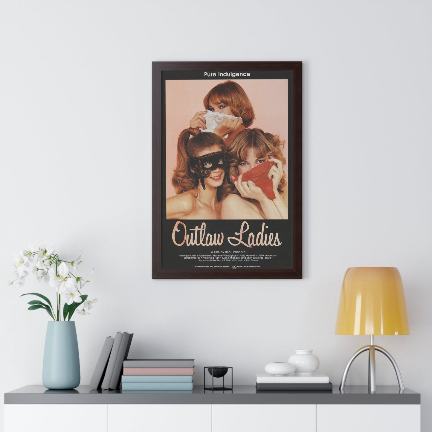 OUTLAW LADIES 1981 - Framed Movie Poster-The Sticker Space