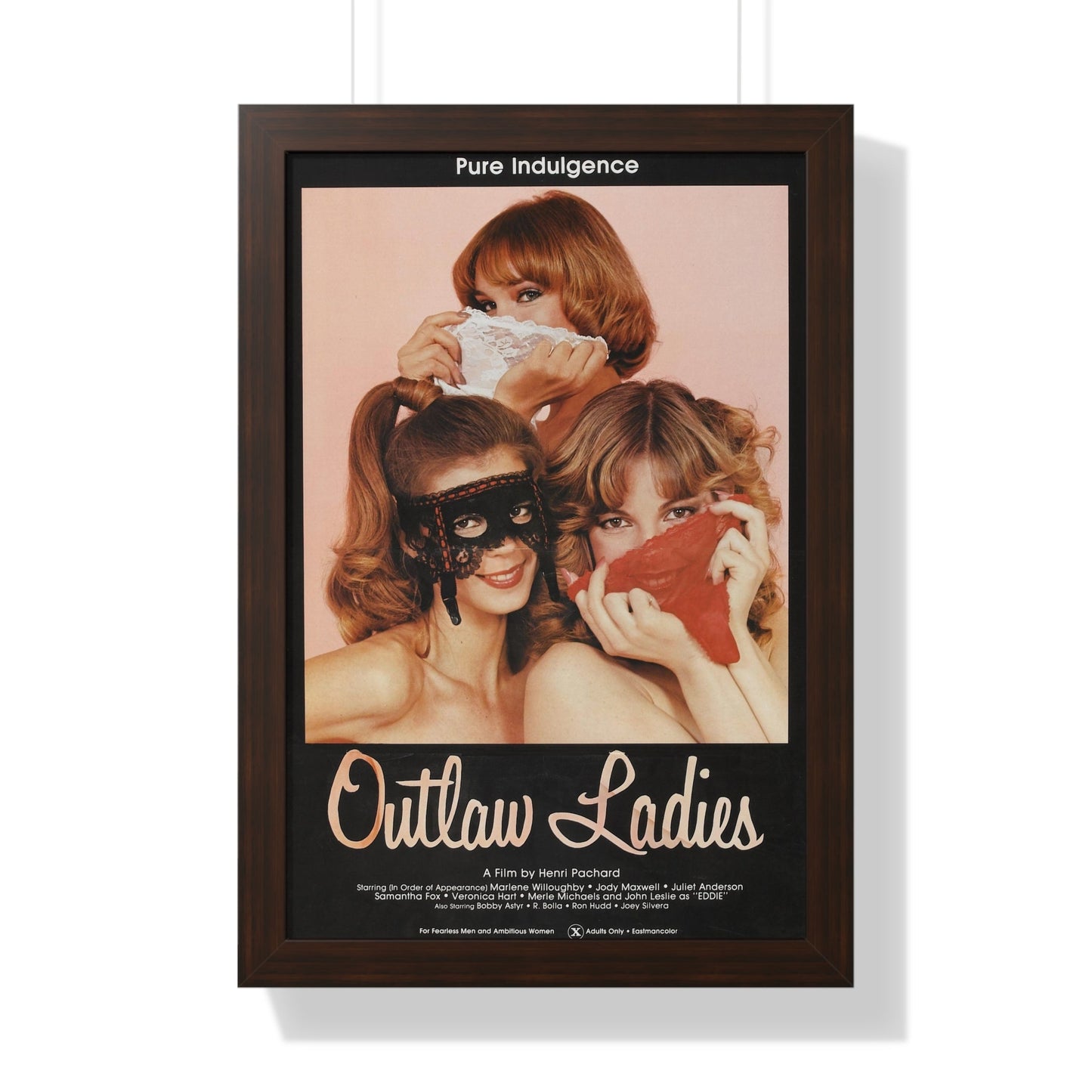 OUTLAW LADIES 1981 - Framed Movie Poster-16″ x 24″-The Sticker Space