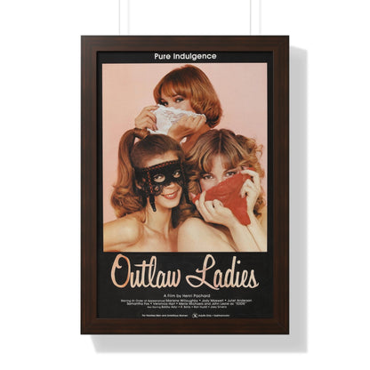 OUTLAW LADIES 1981 - Framed Movie Poster-16″ x 24″-The Sticker Space