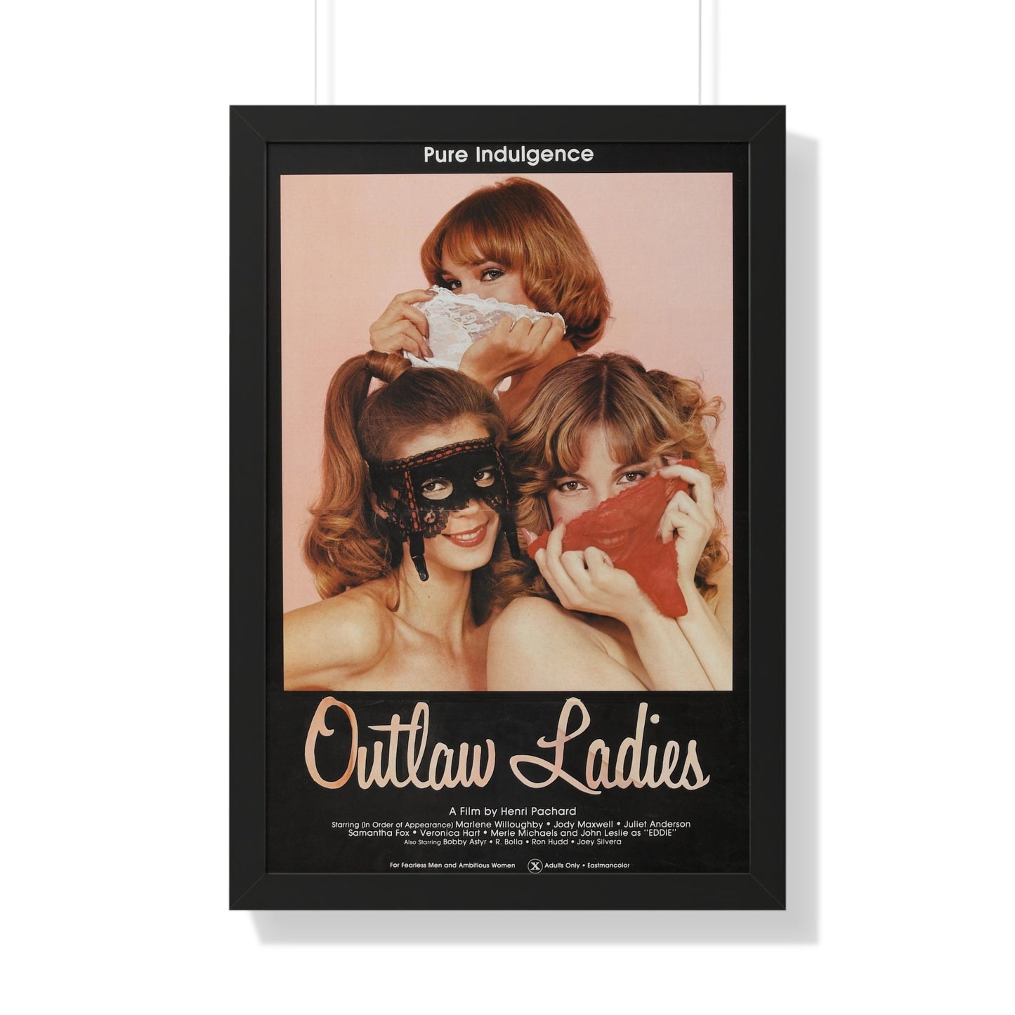 OUTLAW LADIES 1981 - Framed Movie Poster-20" x 30"-The Sticker Space