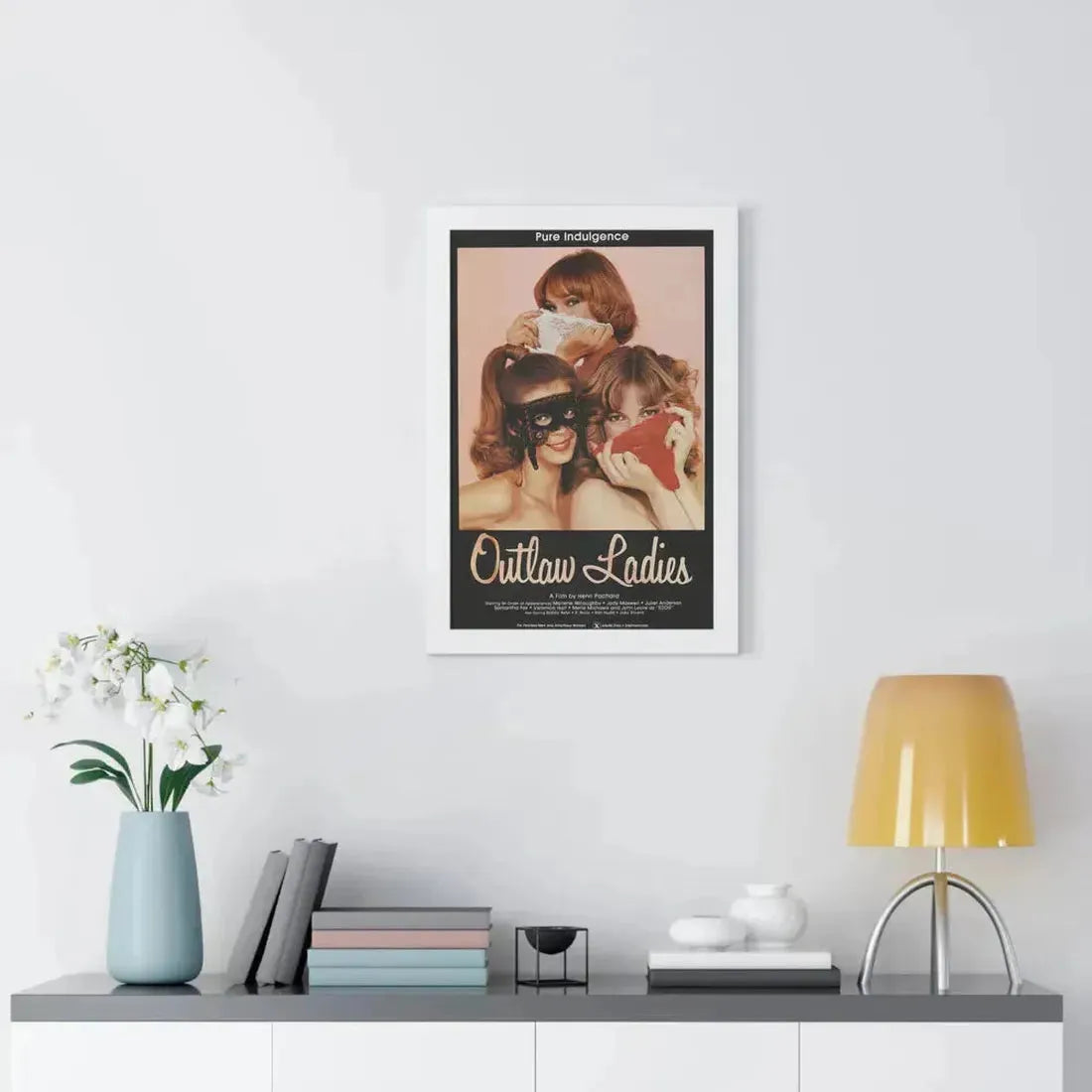 OUTLAW LADIES 1981 - Framed Movie Poster - The Sticker Space