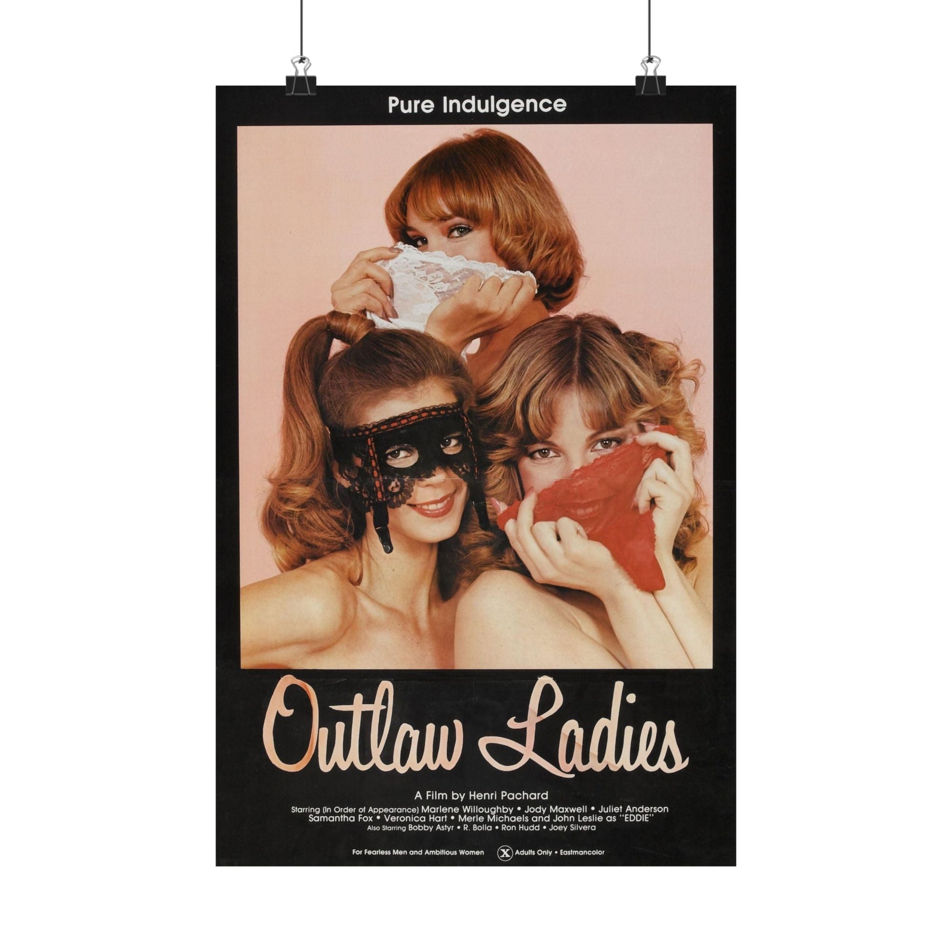 OUTLAW LADIES 1981 - Paper Movie Poster-12″ x 18″-The Sticker Space