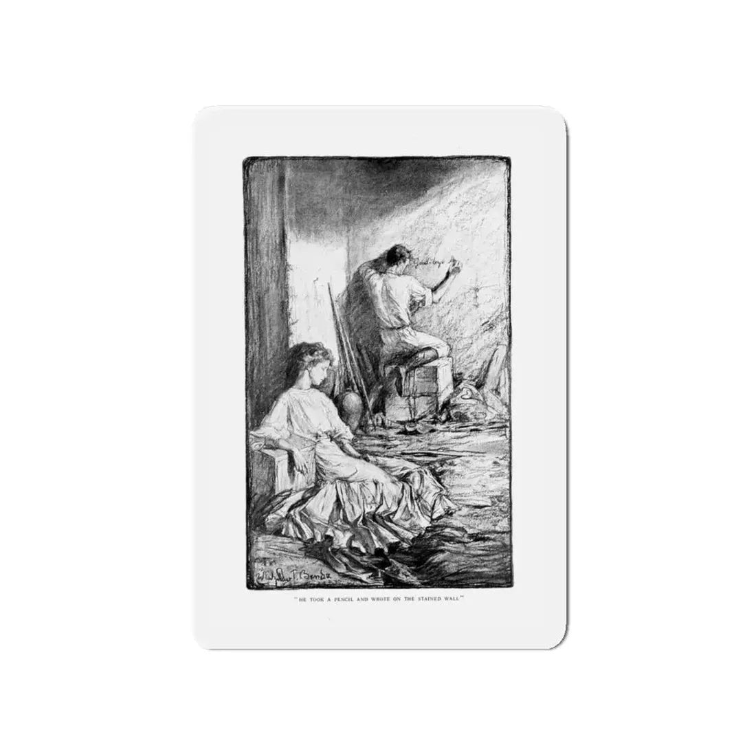 Outposts Of Empire (2), McClure's Magazine, July 1909 (Magazine Illustration) Refrigerator Magnet - The Sticker Space