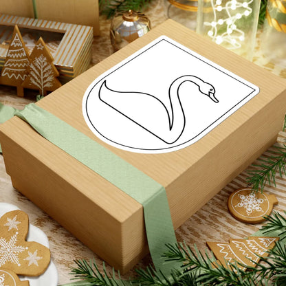 Ovanåker socken vapen (Sweden) (Coat of Arms) STICKER Vinyl Kiss-Cut Decal - The Sticker Space