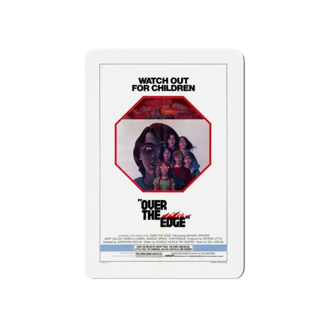 OVER THE EDGE 1979 Movie Poster - Refrigerator Magnet - The Sticker Space