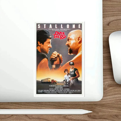 Over the Top 1987 Movie Poster STICKER Vinyl Die-Cut Decal - The Sticker Space