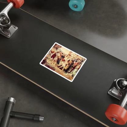 SKU:86354253293996442815 Sticker types:White Shape:Die-Cut Sizes:4" × 4"