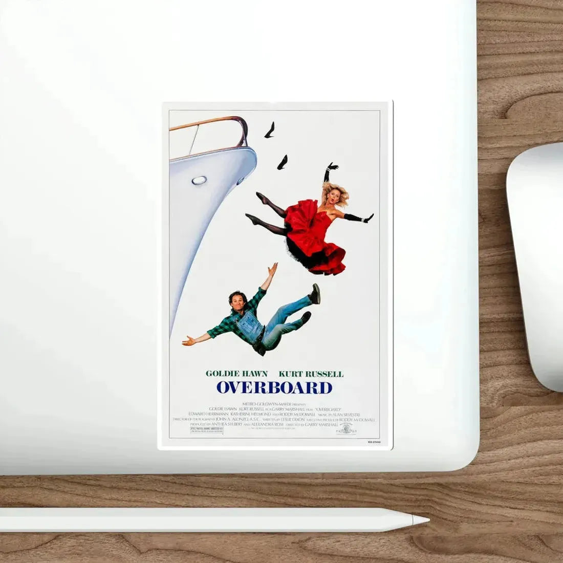 Overboard 1987 Movie Poster STICKER Vinyl Die-Cut Decal - The Sticker Space