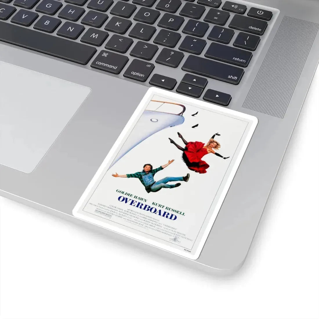 Overboard 1987 Movie Poster - STICKER Vinyl Kiss-Cut Decal - The Sticker Space