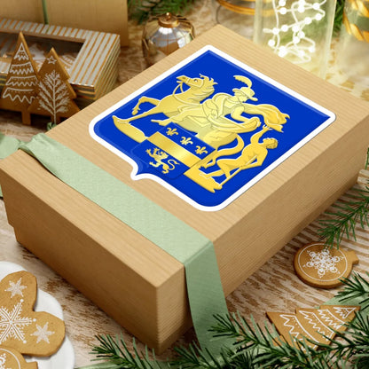 Overijse wapen (Belgium) (Coat of Arms) STICKER Vinyl Kiss-Cut Decal - The Sticker Space