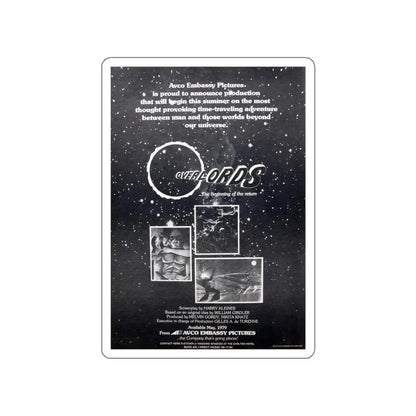 OVERLORDS 1979 Movie Poster STICKER Vinyl Die-Cut Decal - The Sticker Space