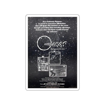 OVERLORDS 1979 Movie Poster STICKER Vinyl Die-Cut Decal - The Sticker Space