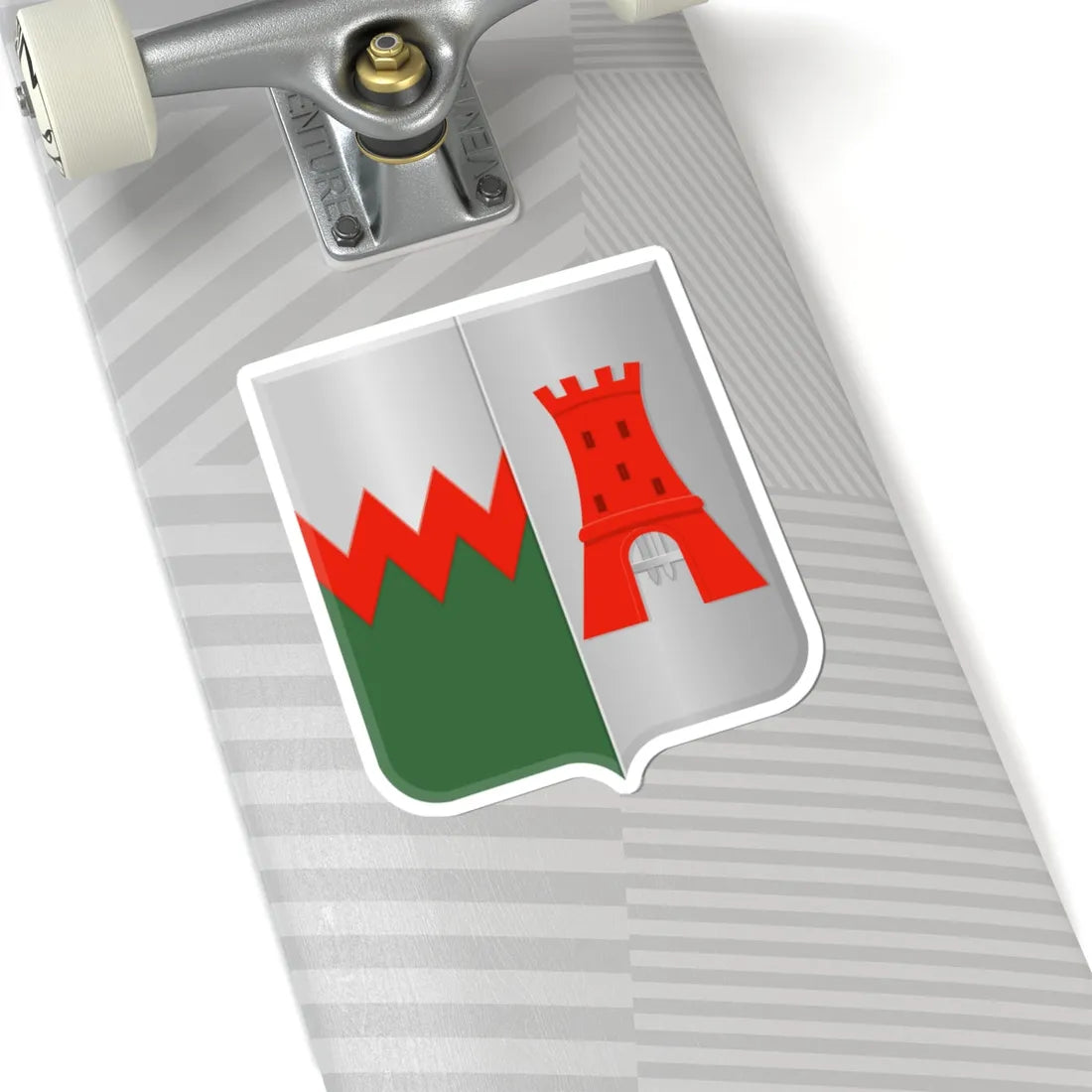 Overschie wapen (Netherlands) (Coat of Arms) STICKER Vinyl Kiss-Cut Decal - The Sticker Space