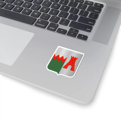 Overschie wapen (Netherlands) (Coat of Arms) STICKER Vinyl Kiss-Cut Decal - The Sticker Space