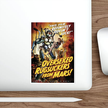 OVERSEXED RUGSUCKERS FROM MARS 1989 Movie Poster STICKER Vinyl Die-Cut Decal-The Sticker Space