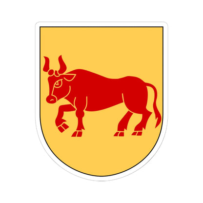 Oxie vapen (Sweden) (Coat of Arms) STICKER Vinyl Kiss-Cut Decal 6 Inch White - The Sticker Space