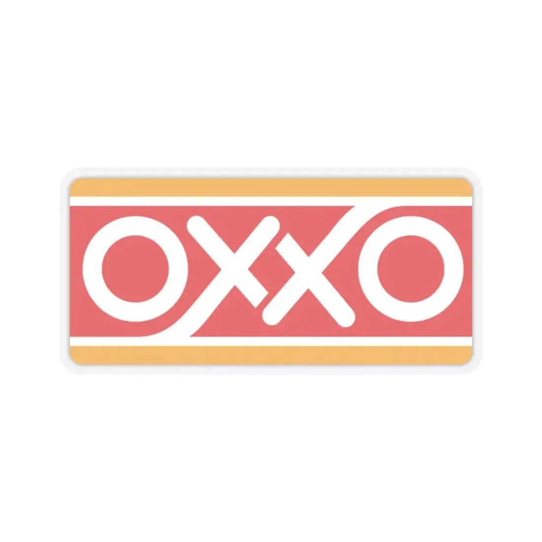 Oxxo Mexico (Logo) STICKER Vinyl Kiss-Cut Decal 2 Inch Transparent - The Sticker Space