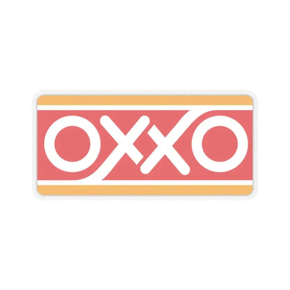 Oxxo Mexico (Logo) STICKER Vinyl Kiss-Cut Decal 2 Inch Transparent - The Sticker Space