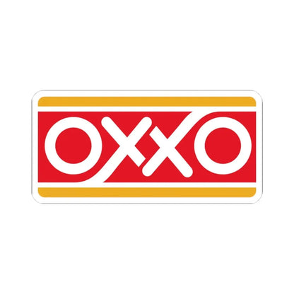 Oxxo Mexico (Logo) STICKER Vinyl Kiss-Cut Decal 3 Inch White - The Sticker Space