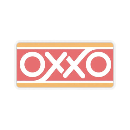Oxxo Mexico (Logo) STICKER Vinyl Kiss-Cut Decal 4 Inch Transparent - The Sticker Space