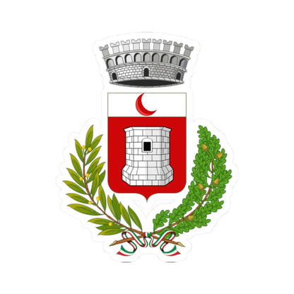 Oyace-Stemma (Italy) (Coat of Arms) STICKER Vinyl Kiss-Cut Decal 2 Inch White - The Sticker Space