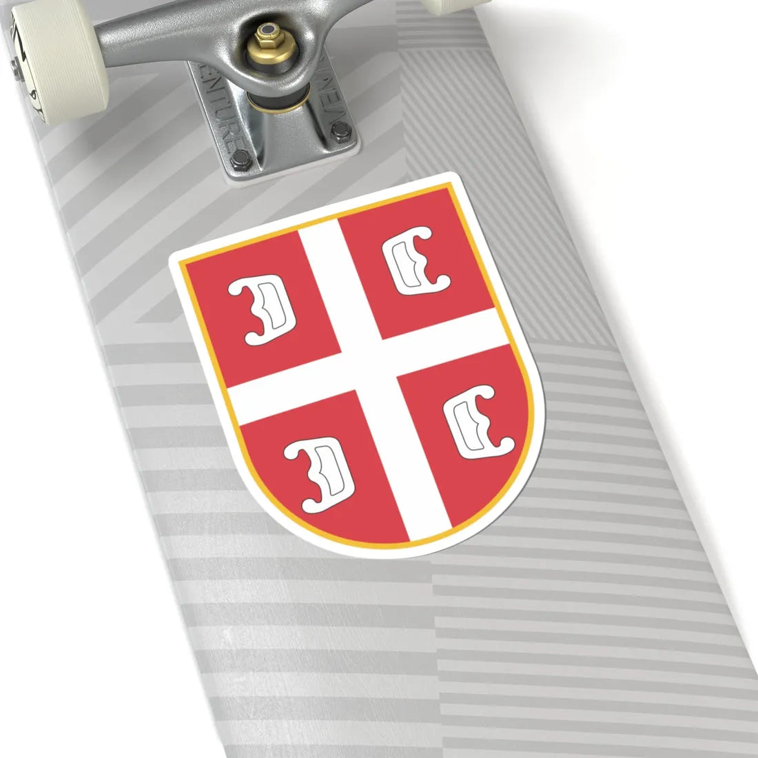 Oznaka pripadnosti 2 (Serbia) (Coat of Arms) STICKER Vinyl Kiss-Cut Decal - The Sticker Space